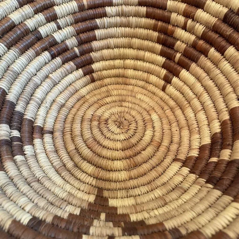 Coiled Vintage Bowl Basket Wall Art 11.5